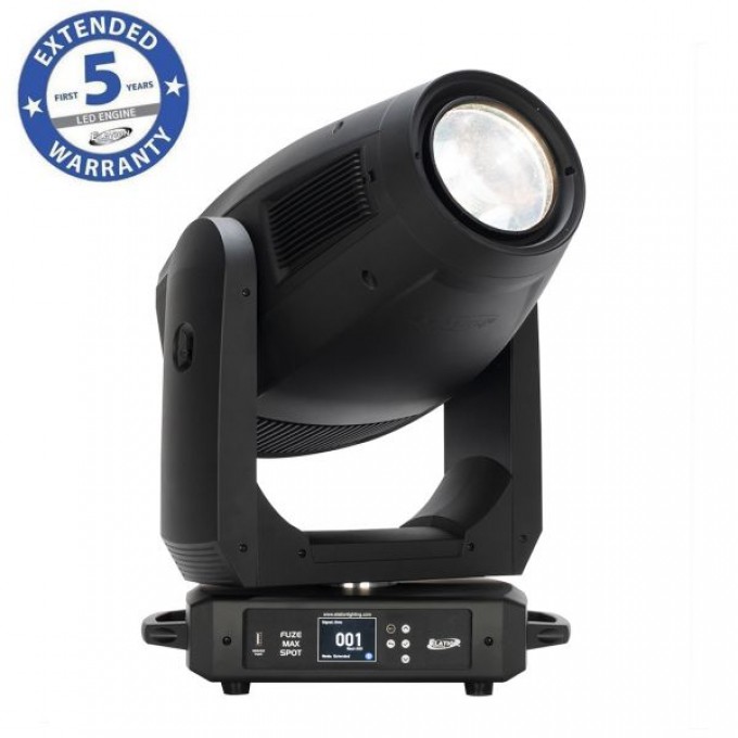Поворотная голова типа WASH, RGBMA LED (92 CRI), 800 Вт, угол раскрытия луча 6,6°-50° ELATION FUZE-MAX-SPOT