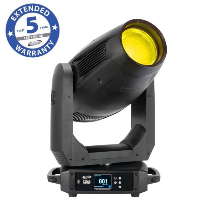 Поворотная голова, RGBMA, 305 Вт, 92 CRI, угол раскрытия луча 7,5° - 39,9° ELATION FUZE-SPOT